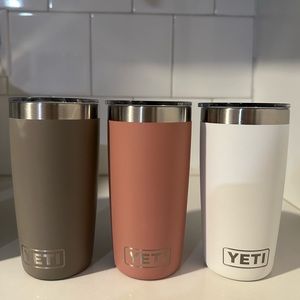 Lot of 3 Yeti 10oz Tumblers